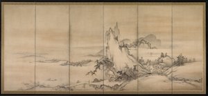 Chinesische Landschaft von Japanese School