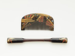 Kamm und Haarnadel, spätes 19. - frühes 20. Jahrhundert von Japanese School