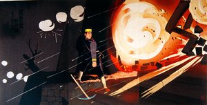 Explosion während des Russisch-Japanischen Krieges 1904-05 von Japanese School