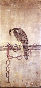 Falke. Japanisches Werk aus dem 15. Jahrhundert von Daysen. Genua, Museo Chiossone von Japanese School