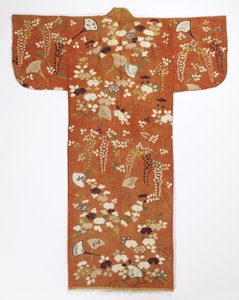 Kimono (furisode), späte 18. Jahrhundert von Japanese School