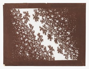 Papierstencil (Katagami), spätes 19. Jahrhundert von Japanese School