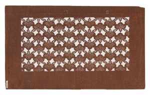 Papier Schablone (katagami), spätes 19. Jahrhundert von Japanese School