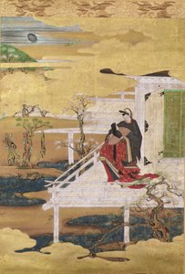 Szene aus der Geschichte von Genji von Japanese School