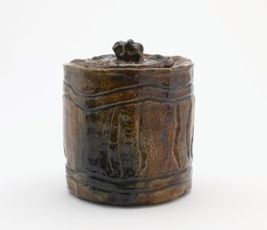 Wasserkrug für Teezeremonie mit passendem Deckel, Tokio, Edo-Zeit oder Meiji-Ära