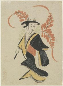 Wisteria-Mädchen, spätes 17. - frühes 18. Jahrhundert von Japanese School