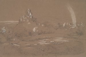 Schloss und Stadt Korfu von den Cromwell-Schützengräben aus