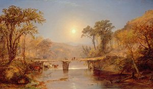 Indian Summer am Delaware River, 1882 von Jasper Francis Cropsey