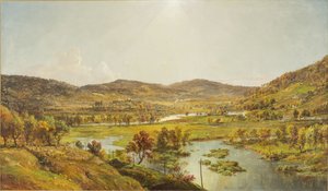 Sidney Plains mit dem Zusammenfluss von Susquehanna und Unadilla von Jasper Francis Cropsey