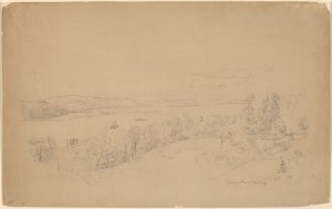 Der Hudson River bei Hastings von Jasper Francis Cropsey