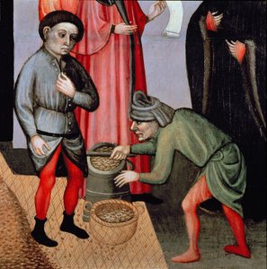 Das Wunder der Kornvermehrung (Detail) von Jaume Cabrera