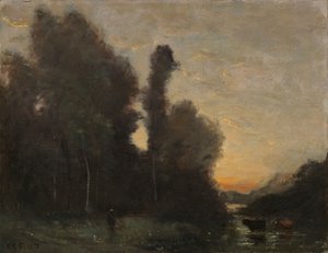 Landschaft, Abendstimmung