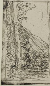 Gekritzel von Jean-Baptiste-Camille Corot
