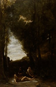 Der heilige Sebastian von heiligen Frauen gepflegt von Jean-Baptiste-Camille Corot