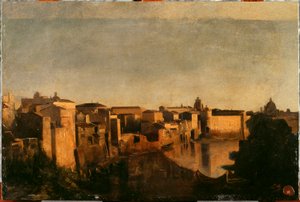 Der Tiber in Rom von Jean-Baptiste Carpeaux