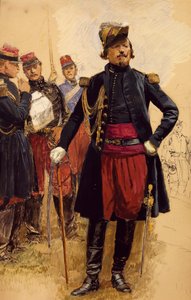 Kommandant der französischen Truppen auf der Krim von Jean Baptiste Edouard Detaille