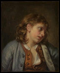 Kopf eines jungen Jungen von Jean-Baptiste Greuze