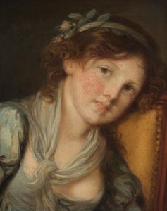 Junges Mädchen von Jean-Baptiste Greuze