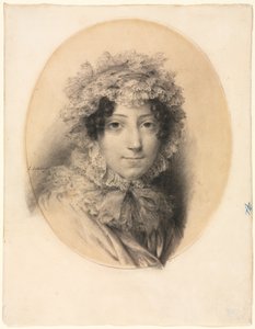 Porträt einer Dame von Jean-Baptiste Isabey
