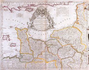 Nord-Pas-de-Calais, Picardie, Haute-Normandie, Basse-Normandie, Nord-Zentrum) Kanalinseln, Frankreich von Jean Baptiste Nolin