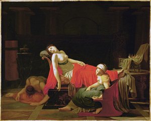 Tod der Kleopatra von Jean-Baptiste Regnault