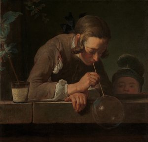 Seifenblasen, ca. 1733-34 von Jean Baptiste Simeon Chardin