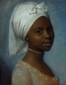 Porträt einer jungen Frau von Jean Etienne (previously attr. to) Liotard