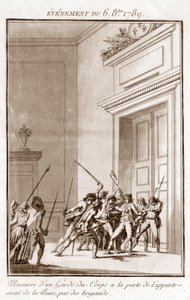 Französische Revolution - Ereignis vom 6. Oktober von Jean Francois Janinet