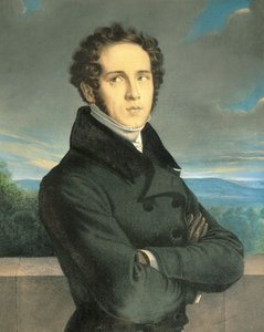 Porträt des italienischen Opernkomponisten Vincenzo Bellini von Jean Francois Millet