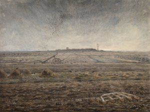Winter, Die Ebene von Chailly von Jean Francois Millet