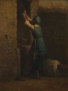 Frau am Brunnen