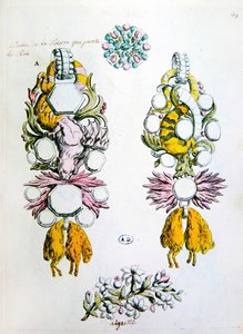 Entwürfe für eine Brosche, eine Aigrette und den Orden vom Goldenen Vlies (Toison d