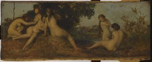 Najaden, zwischen 1873 und 1877 von Jean Jacques Henner