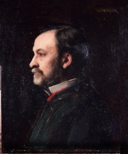 Porträt von Louis Pasteur (1822-1895), französischer Chemiker und Biologe, - von Henner, Musée de l