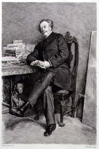 Alexandre Dumas fils (1824-95), französischer Romanautor und Dramatiker