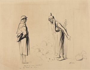 -Was wollen Sie?  -Die "Louis" von 1871 von Jean-Louis Forain