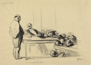 Das ist der Frieden. Siehst du nicht eine Mütze! von Jean-Louis Forain