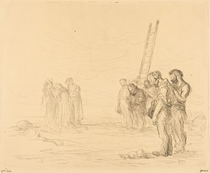 Der Kalvarienberg (1. Platte) von Jean-Louis Forain