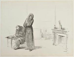 Personen in einem Atelier von Jean-Louis Forain