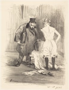 Eine Beschlagnahme von Jean-Louis Forain