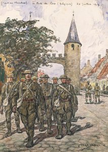 Flandernfront, Tor von Loo (Belgien), 30. Juli 1917
