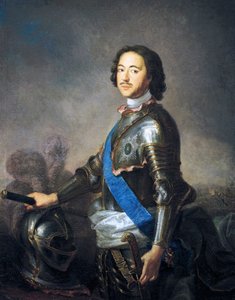 Porträt von Peter I., bekannt als Peter der Große von Jean Marc Nattier