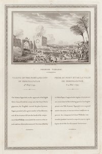 Eroberung der Festung und Stadt Seringapatnam durch die Briten, Vierter Anglo-Mysore-Krieg, Indien