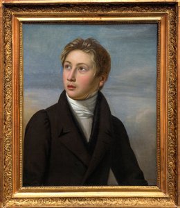 Das Porträt von Liszt als Kind - Porträt von Franz Liszt (1811-1886) von Jean Vignaud (1775-1826) im Jahr 1826 - Museum der Schönen Künste von Nimes