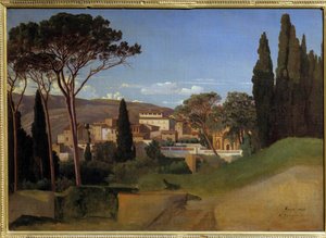 Ansicht einer römischen Villa von Jean Achille Benouville