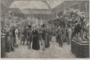 Der Eröffnungstag der Société nationale des beaux-arts im Palais des Champs-Elysées, Paris