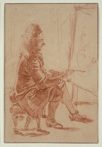 Ein Perückenmaler (möglicherweise Claude Audran), um 1709