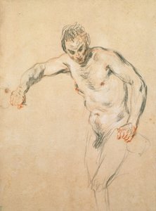 Ein Satyr, der Wein einschenkt, um 1716