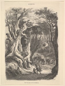 Eine Ansicht im Wald von Morvan, 1837-66