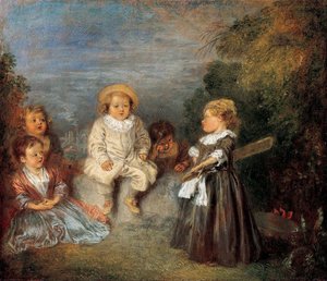 Glückliches Zeitalter! Goldenes Zeitalter von Jean Antoine Watteau